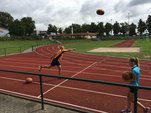 Foto: Medizinballstoßen