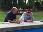 Foto: Gespräch mit der Ortsbürgermeisterin