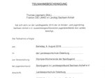 Foto: Teilnahmebestätigung