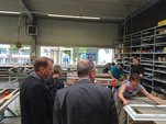 Foto: ″Sozialtag Werkstatt″ - Besichtigung der Werkstatt Am Heideberg