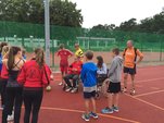 Foto: Einweisung Blindenfussball
