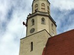 Foto: Höhenrettung durch die Feuerwehr Coswig (Anhalt)